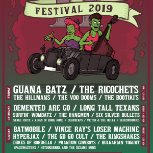 Psychobilly Freakout Festival 2019 performing live at New Cross Inn, London