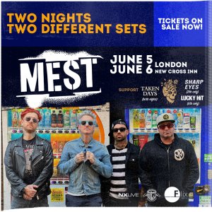 Mest performing live at New Cross Inn, London