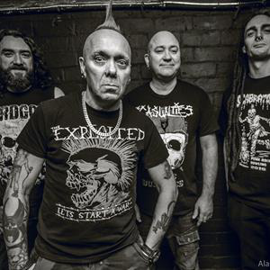 The Exploited performing live at Roadmender, Northampton