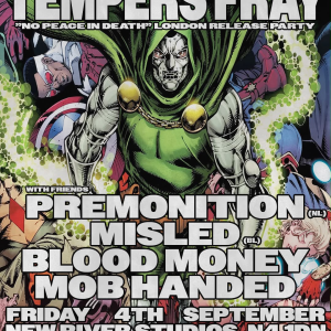 TEMPERS FRAY performing live at New River Studios, London