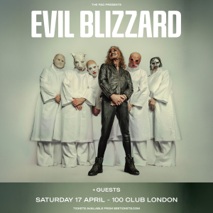 Evil Blizzard performing live at The 100 Club, London