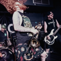 Redeemon performing live at The Black Heart, London